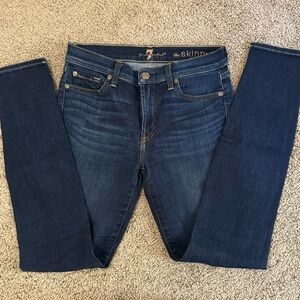 7 for all Mankind jeans “the skinny” size 27
